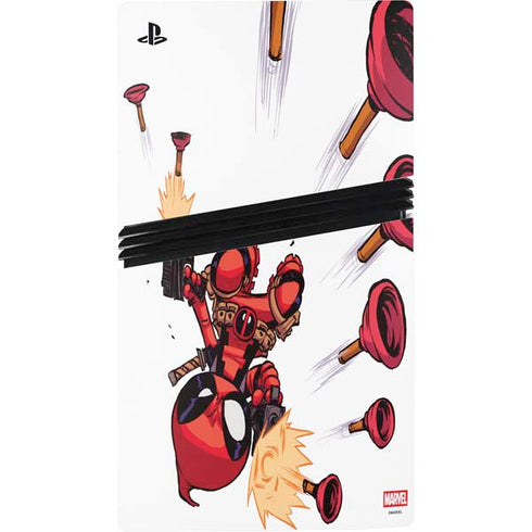 Marvel Deadpool Babypool Shooting PS5 Pro Bundle Skin